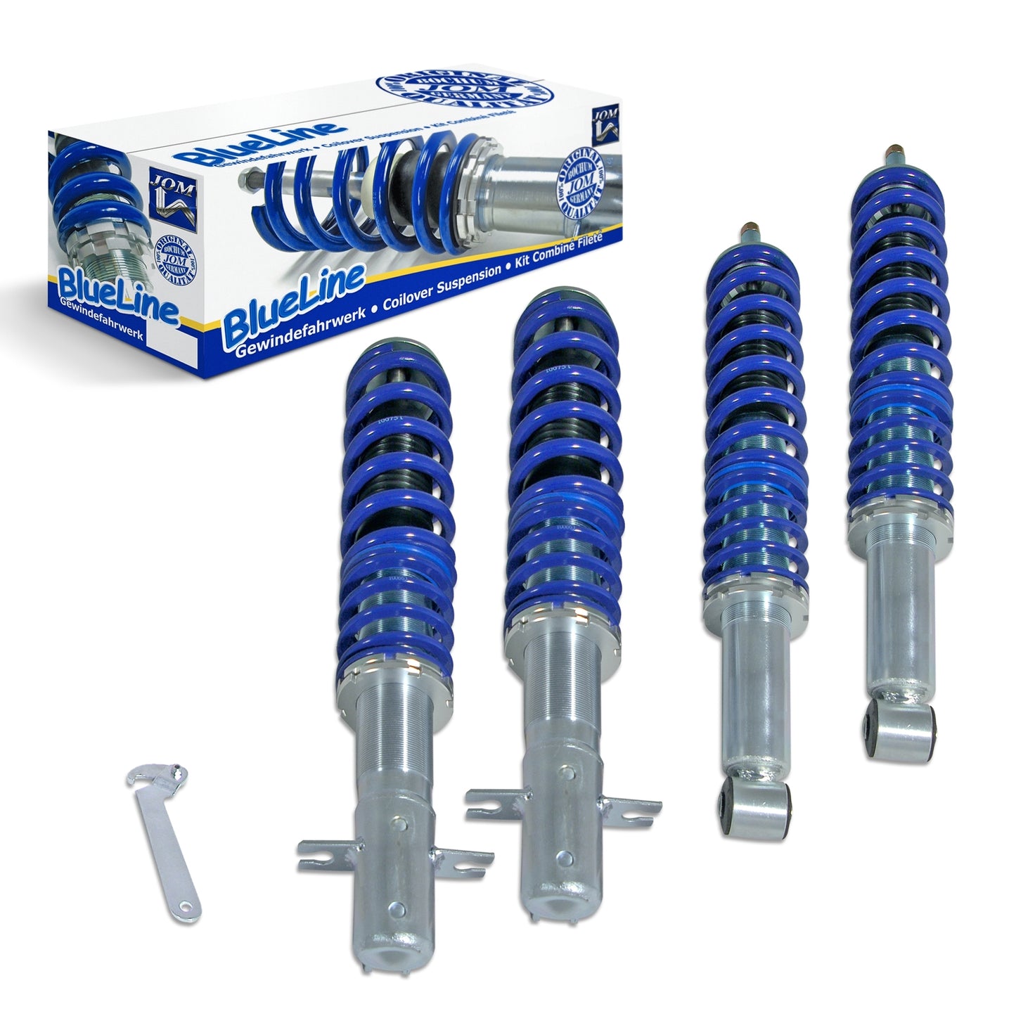 VW Golf 1 JOM Blueline coilovers.