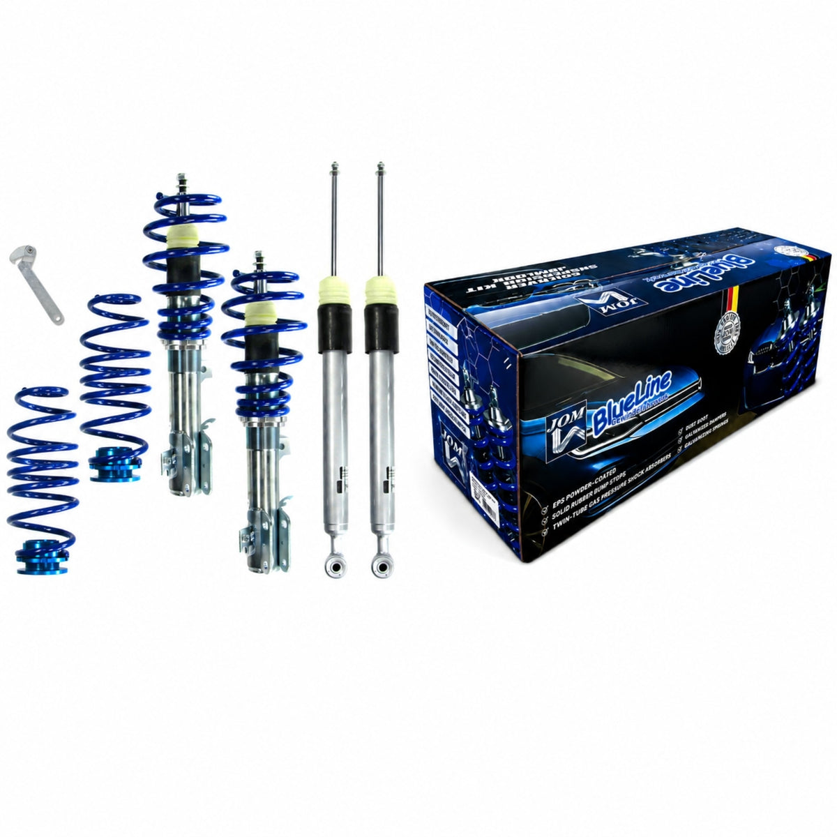 Mazda 2 DE/DE1 07-10 JOM Blueline Coilovers