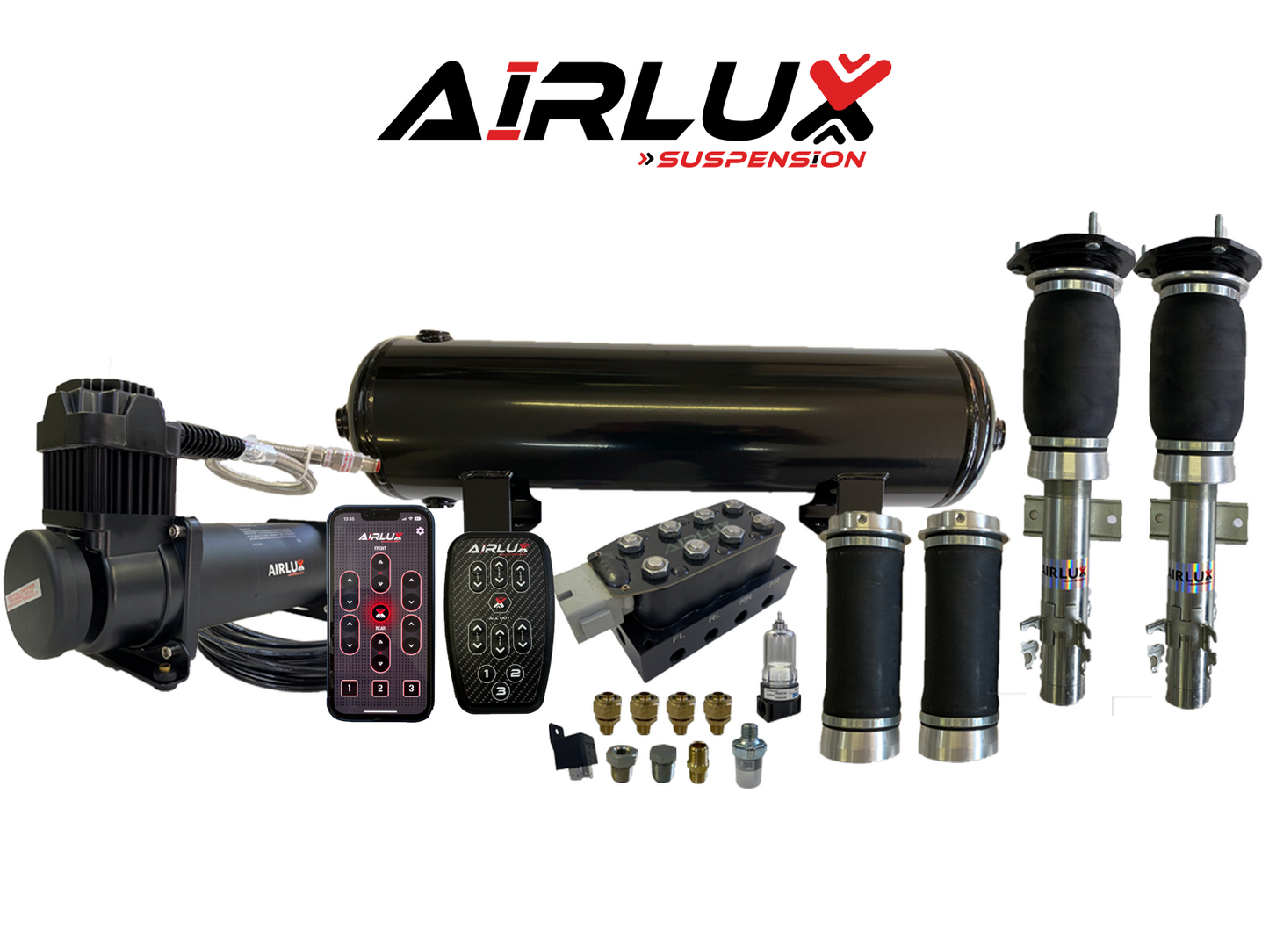 FORD FIESTA AIRLUX BLUETOOTH AIR SUSPENSION KIT