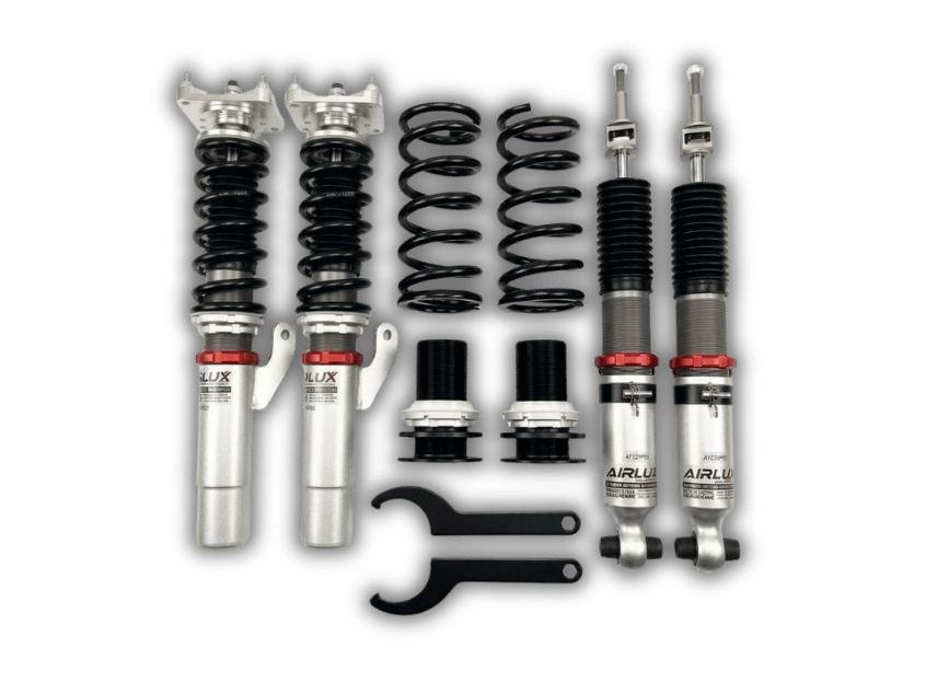 Airlux/DWD Racing coilovers for BMW E46