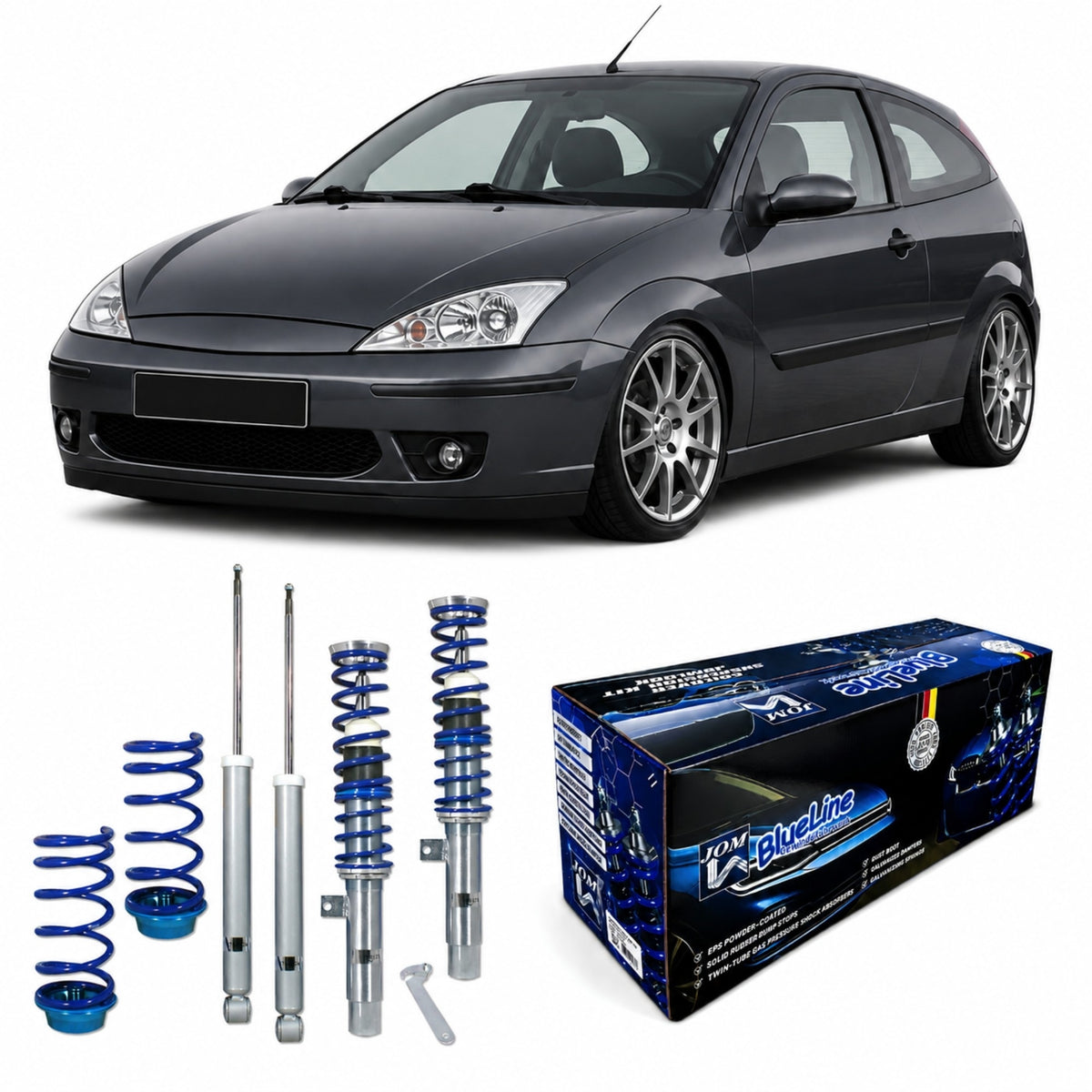 Ford Focus Mk1 JOM Blueline Coilovers, except 2.0 RS